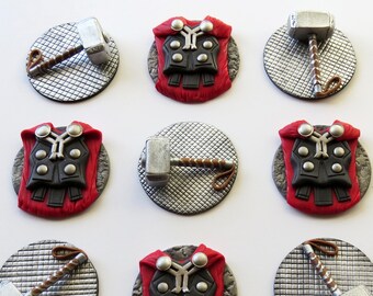 Thor Cupcake Toppers