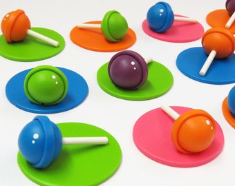 Lollipop Cupcake Toppers