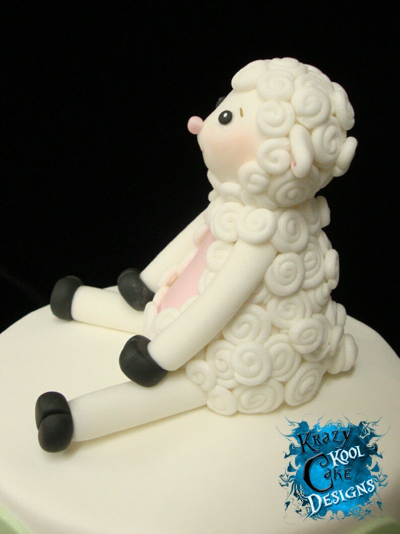 Lamb Cake Topper Etsy
