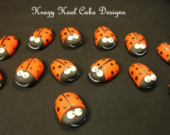 Ladybug Cupcake Toppers