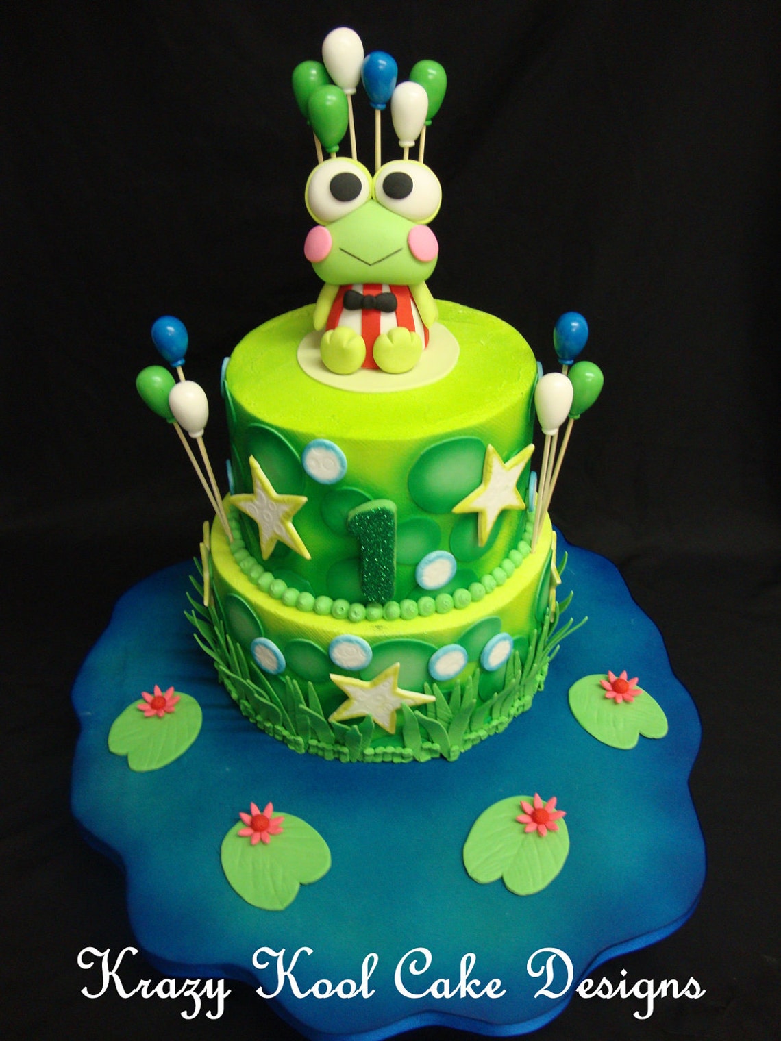 Balloon Cake Toppers Etsy