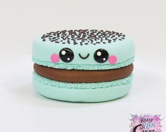 Kawaii Macaron - Polymer Clay Macaron - KEEPSAKE Macaron Cake Topper - Macaron Sculpture