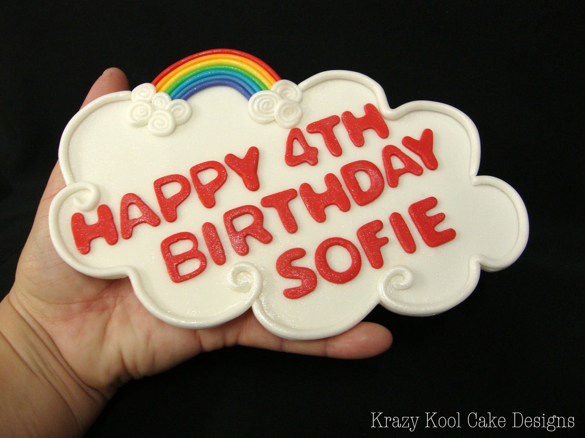 Happy Birthday Customized Plaque Etsy