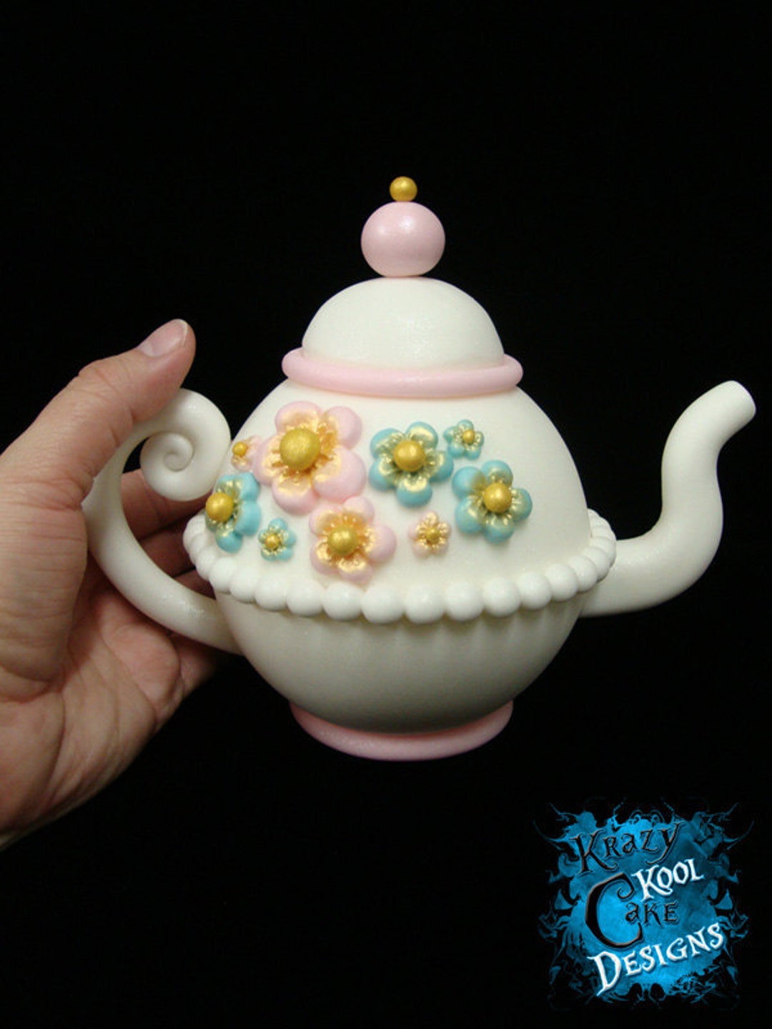 Buy Tea Party Cake Topper. Tea Party Bridal Shower Cake Topper. Vintage  Fondant Teapot. Edible Teapot Cake Topper. Vintage Tea Party Cake Topper  Online in India - Etsy