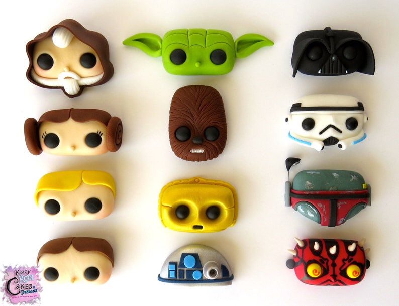 Star Wars Cupcake Toppers imagen 1