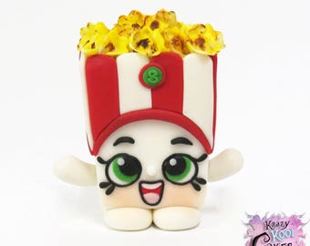 Popcorn Shopkin Cake Topper