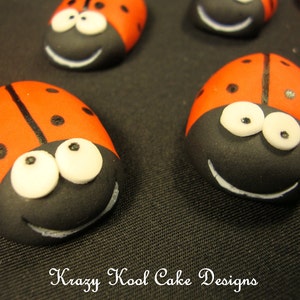 Ladybug Cupcake Toppers image 4
