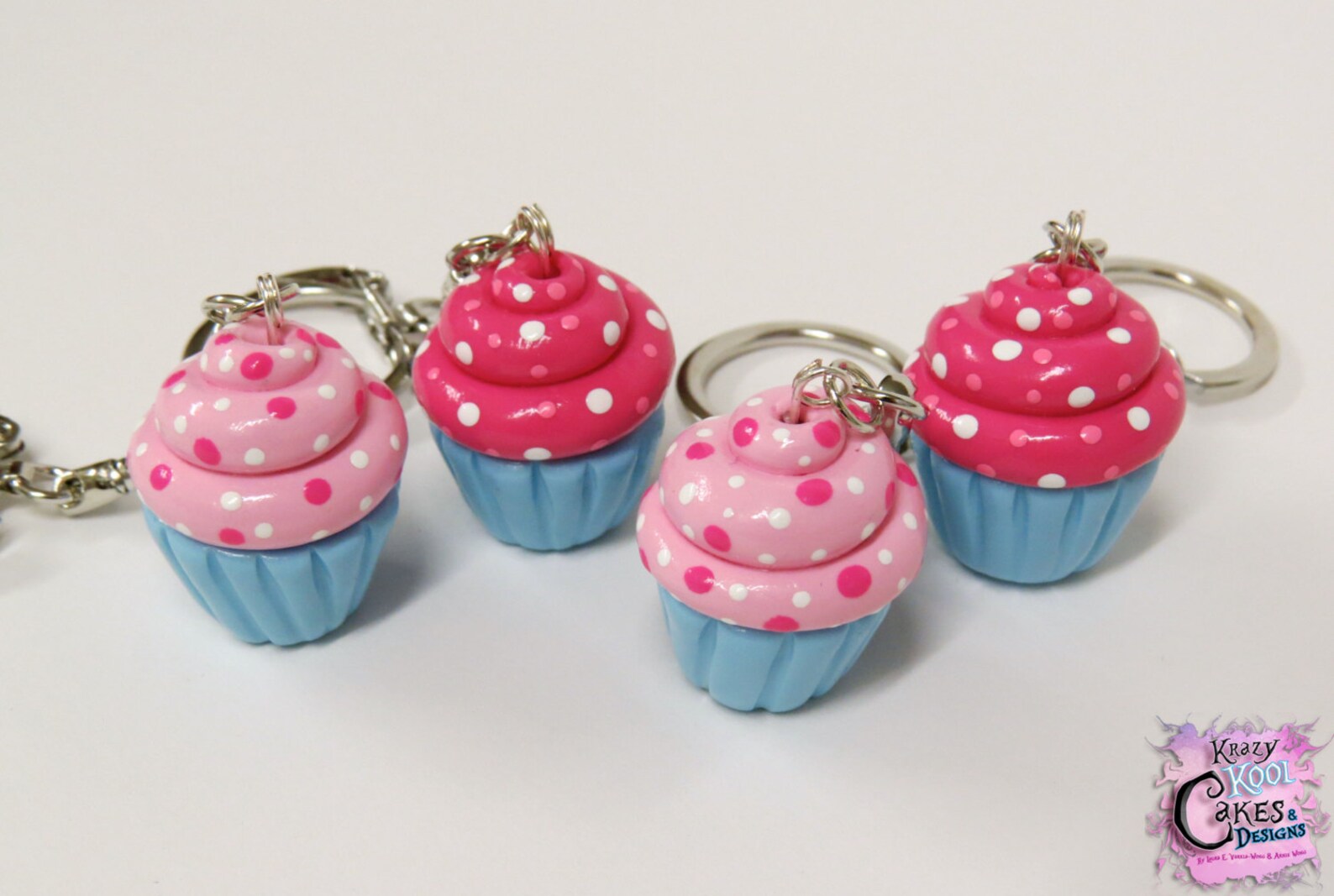 Cupcake Keychain HANDMADE Etsy