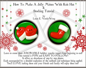 To Make A Jolly Mitten With Knit Hat & Stocking PDF Tutorial