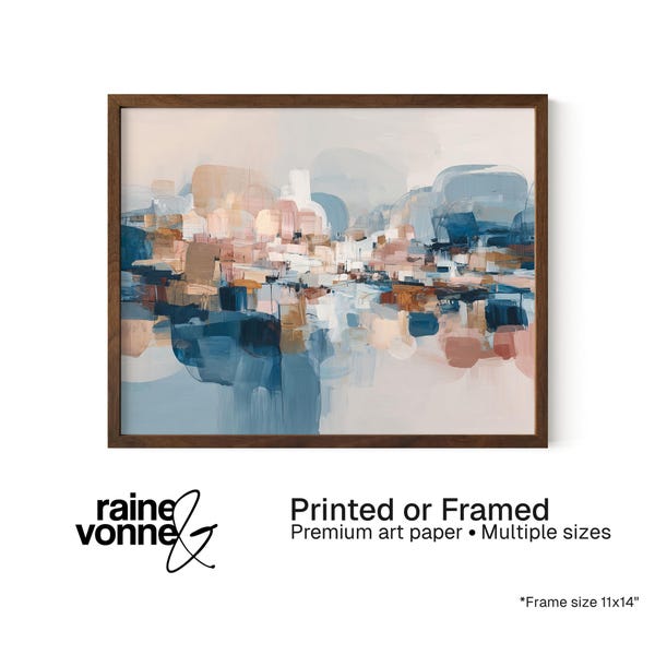Abstract Landscape Wall Art – Modern Minimalist Decor