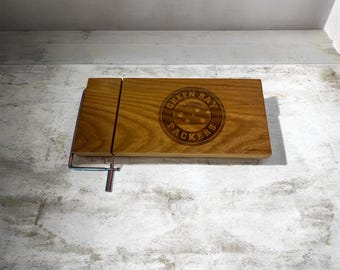 Green Bay Packers Cheese Slicer – Handmade Cherry Wood 5.5" x 12" x 0.75"
