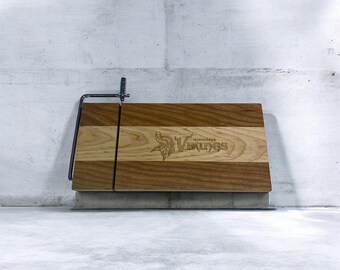 Minnesota Vikings Logo Cheese Cutter 12"x5.5"x0.75"