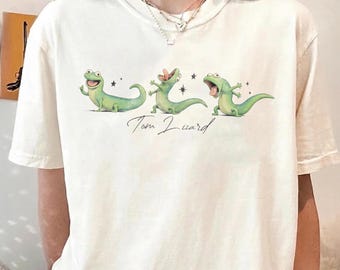Tom Lizard Comfort Colors Shirt, Funny Lizard Meme Wash Tee, Disney Hoppers T-Shirt