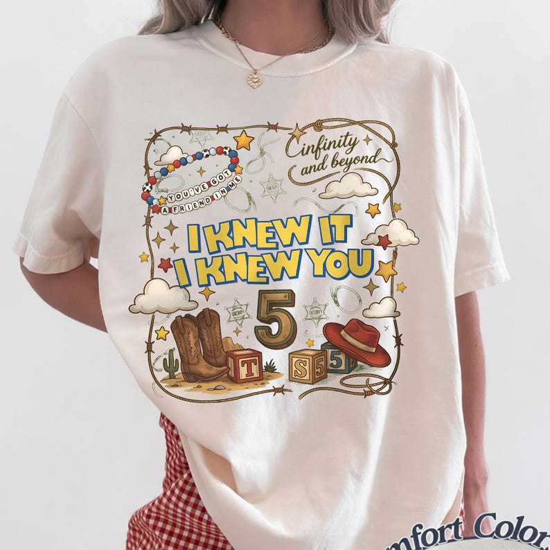 I Knew It I Knew You Shirt, TS and Toy Story 5 Friendship Tee image 1