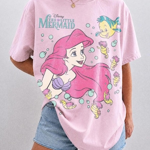 The Litte Mermaid Shirt, Disney Princess Shirt, Ariel Mermaid T-shirt image 1