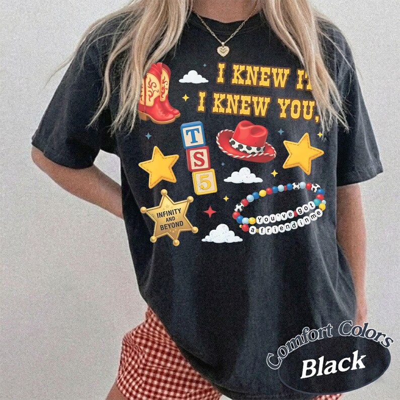 I Knew It I Knew You Shirt, TS and Toy Story 5 Friendship Shirt, Jessie Cowgirl, Cowgirl Boots Tee image 5