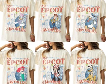 Benutzerdefinierte Epcot Familie Reise Shirts, Epcot Trink-Shirt, Disney Trip 2026 Outfit, Disneyworld Reise T-Shirt
