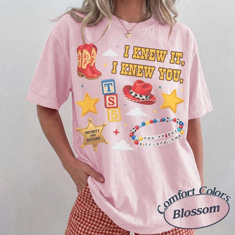 I Knew It I Knew You Shirt, TS and Toy Story 5 Friendship Shirt, Jessie Cowgirl, Cowgirl Boots Tee image 6
