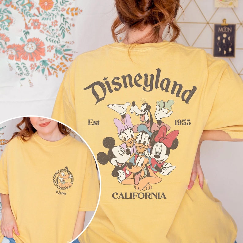 Personalized Disneyland Family Trip Shirts: Comfort Colors Cotton Tee image 3