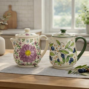 Ceramic Oil Dispenser 380ml BPA-Free Cruet Vinegar Bottle Household