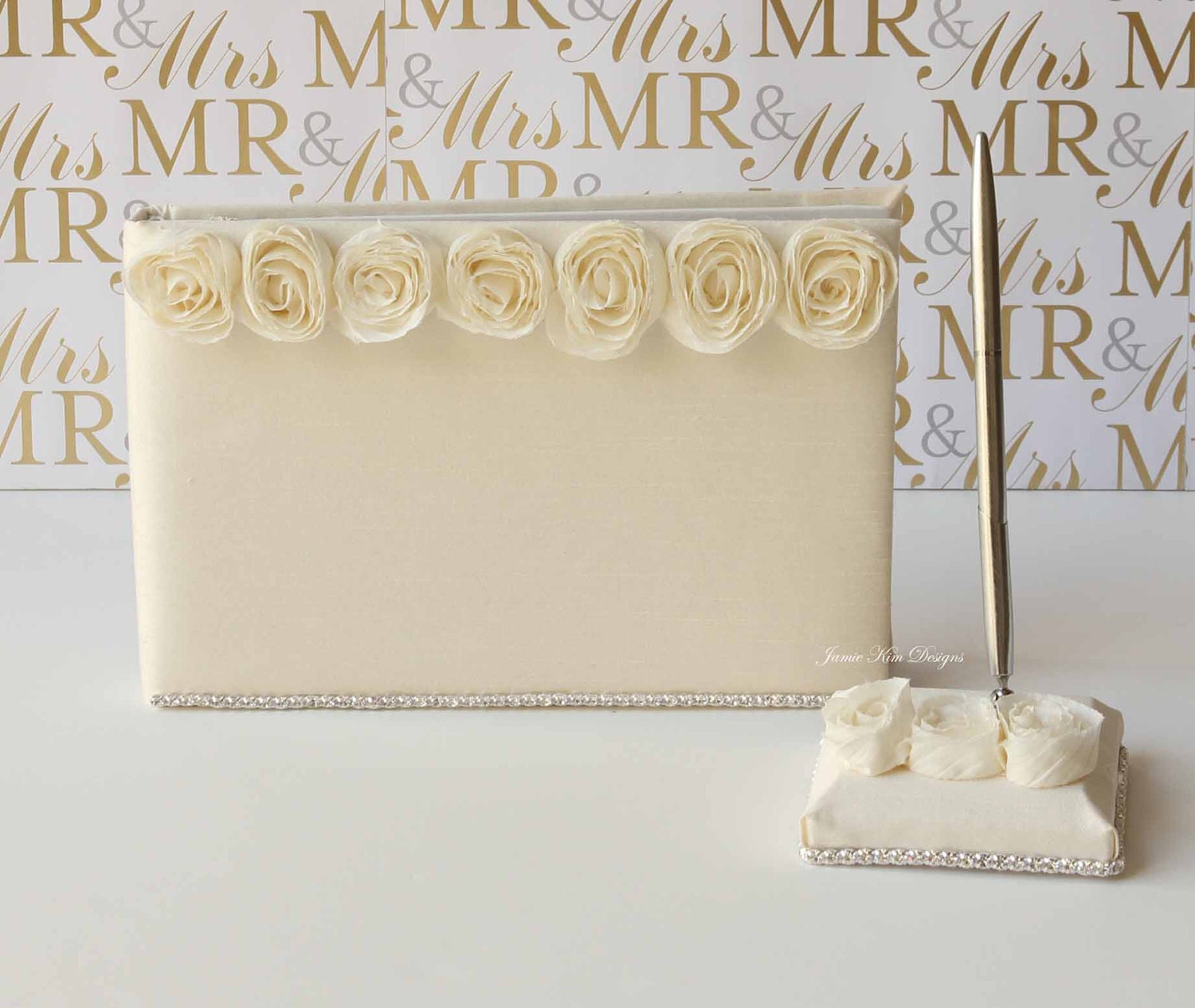 Wedding Guest Book & Pen Set Etsy