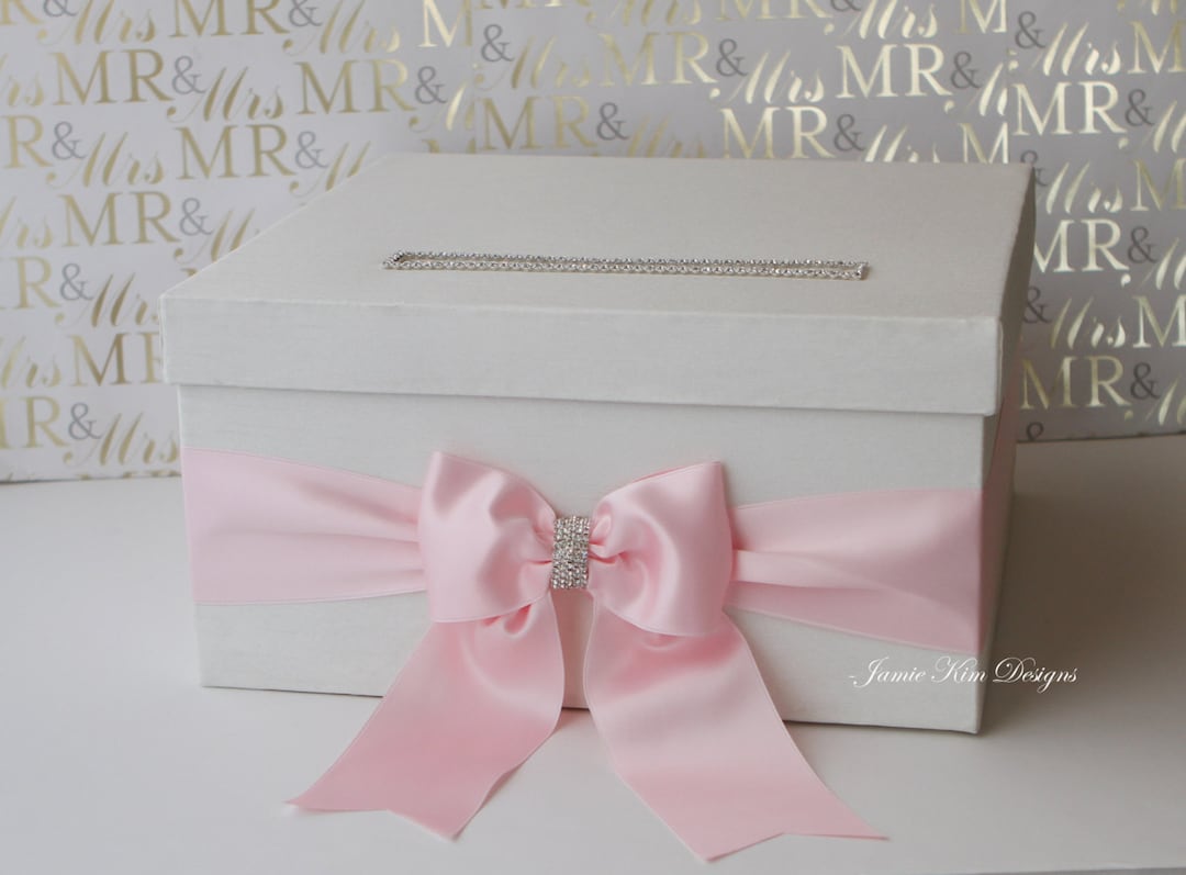 Wedding Card Box Money Box Wedding Box Gift Card Holder Custom Card Box