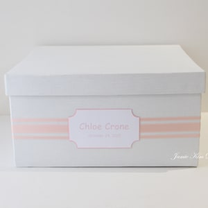 Baby Memory Box | Baby Keepsake Box | Baby Shower Gift Box | Baby Shower Gift | Christening Box | Custom Keepsake Box | Baby Gift