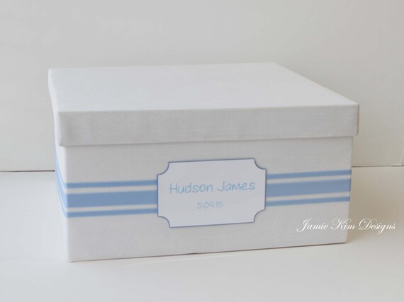 Baby Memory Box | Baby Keepsake Box | Baby Shower Gift Box | Baby Shower Gift | Christening Box | Custom Keepsake Box | Baby Gift