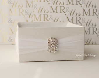 Wedding Program Box | Favor Holder | Bubbles Holder | Fan Holder | Custom Made Box