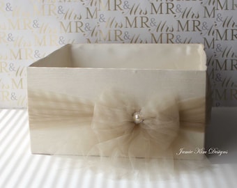 Wedding Card Box| Dancing Shoes Box | Shawl Box | Hat Box | Flip Flop Holder | Ivory Champange Gold Box