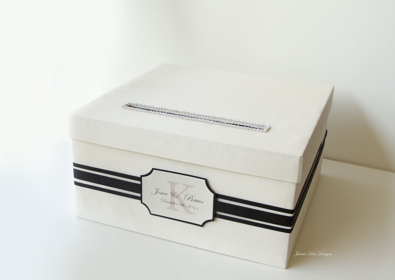 Wedding Card Box Gift Card Box Money Holder Custom Card Box Etsy