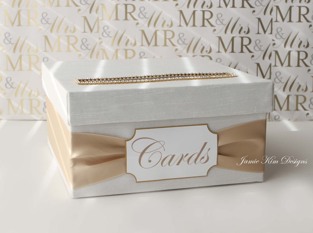 Wedding Card Box Money Box Wedding Box Gift Card Holder Custom Card Box