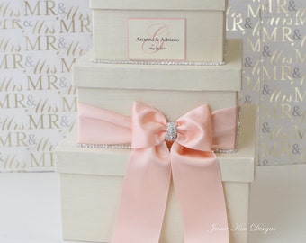 Wedding Card box | Personalized Card Box | Wedding Card Holder | Card Box Holder | Custom Card Box | Ivory Card Box