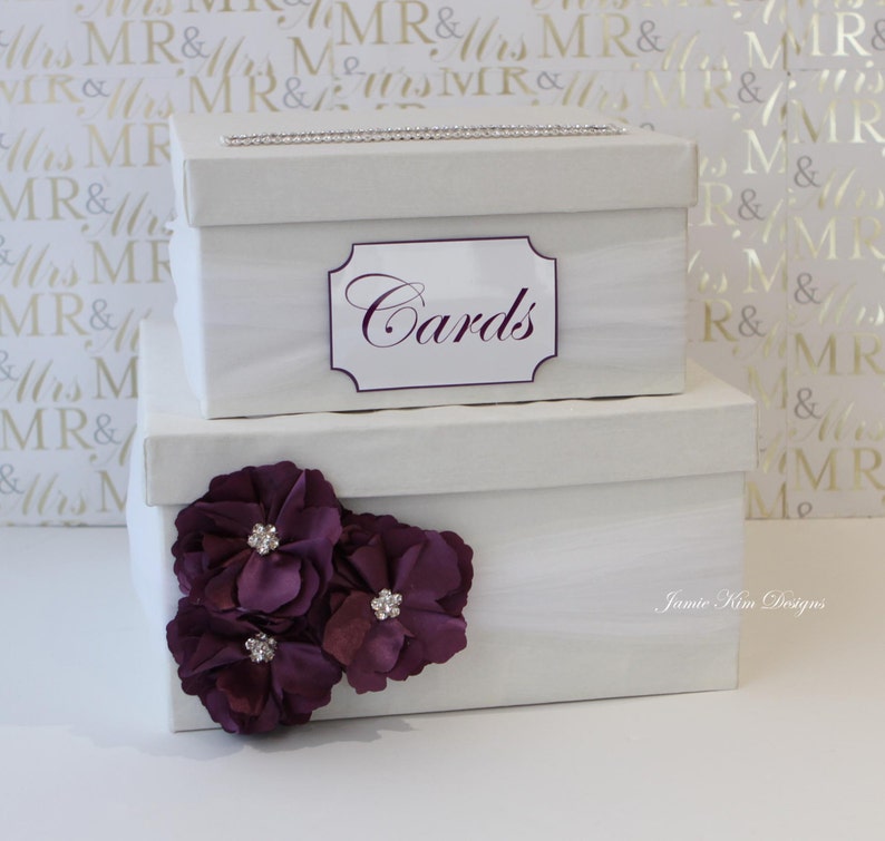Wedding Card Box Money Box Gift Card Box Custom Made to Etsy