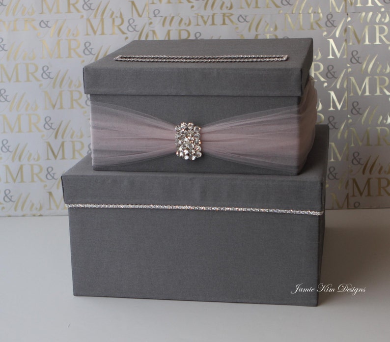 Wedding card box Wedding Card Holder Wedding Money Box Etsy