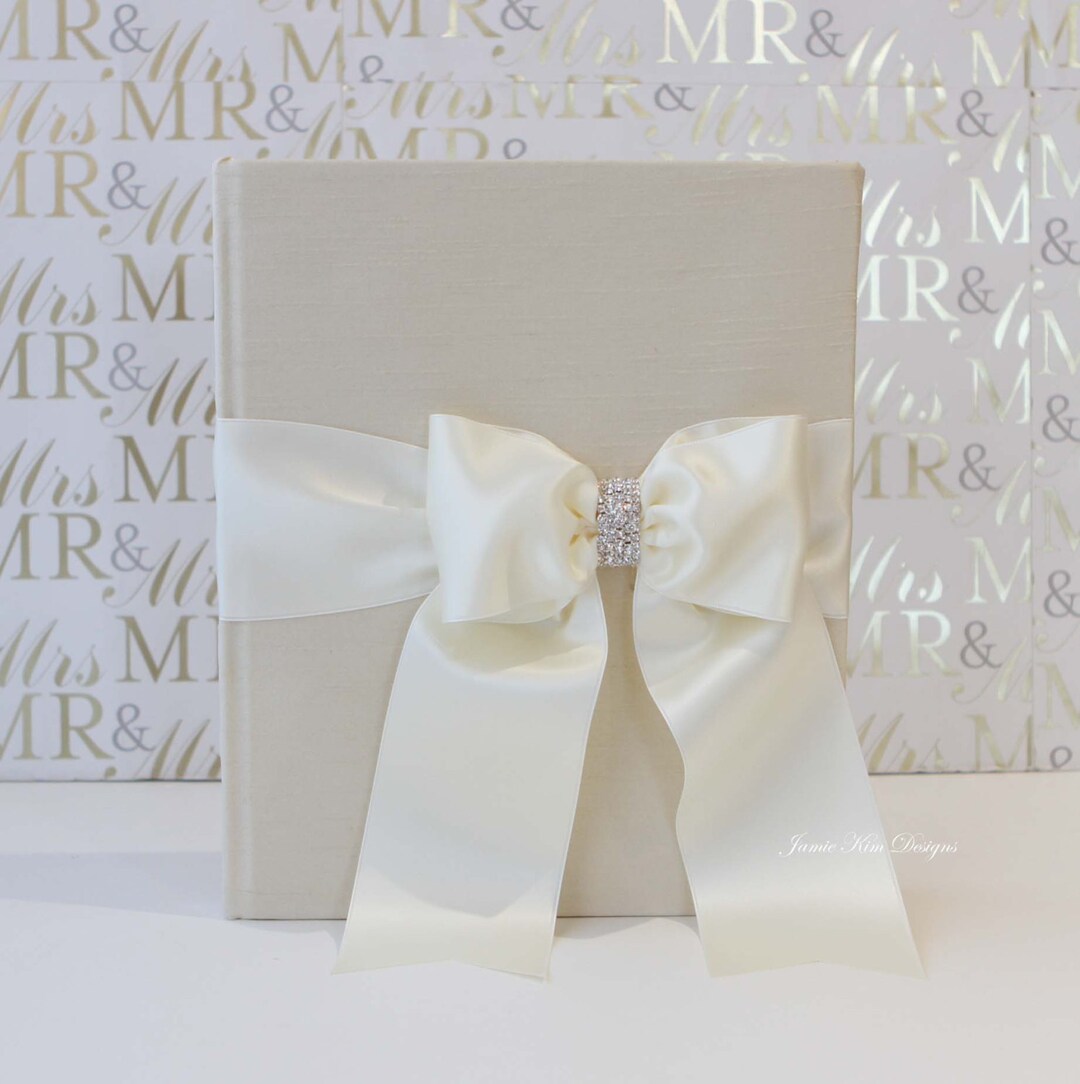 Wedding Blank Guest Book Reception Guestbook Wedding Scrap Book Custom