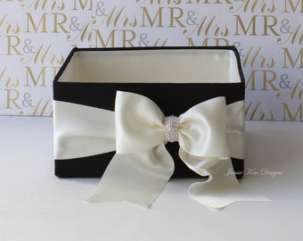 Caja para programa de boda / Porta recuerdos / Porta burbujas / Porta abanicos / Caja personalizada