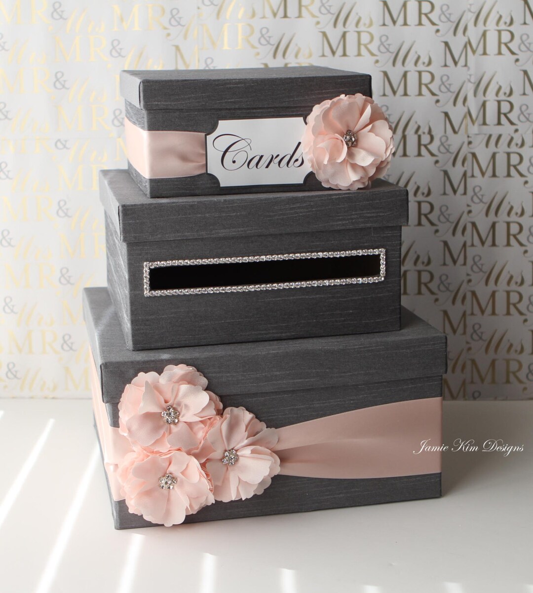 Wedding Card Box Money Box Card Box With Slot Wedding Gift Card Money