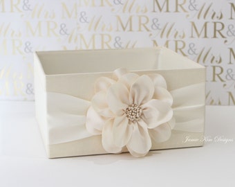 Wedding Program Box | Favor Holder | Bubbles Holder | Fan Holder | Program Holder | Custom Made Box