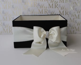 Wedding Program Box I Favor Holder I Bubbles Holder I Fan Holder I Custom Made Box