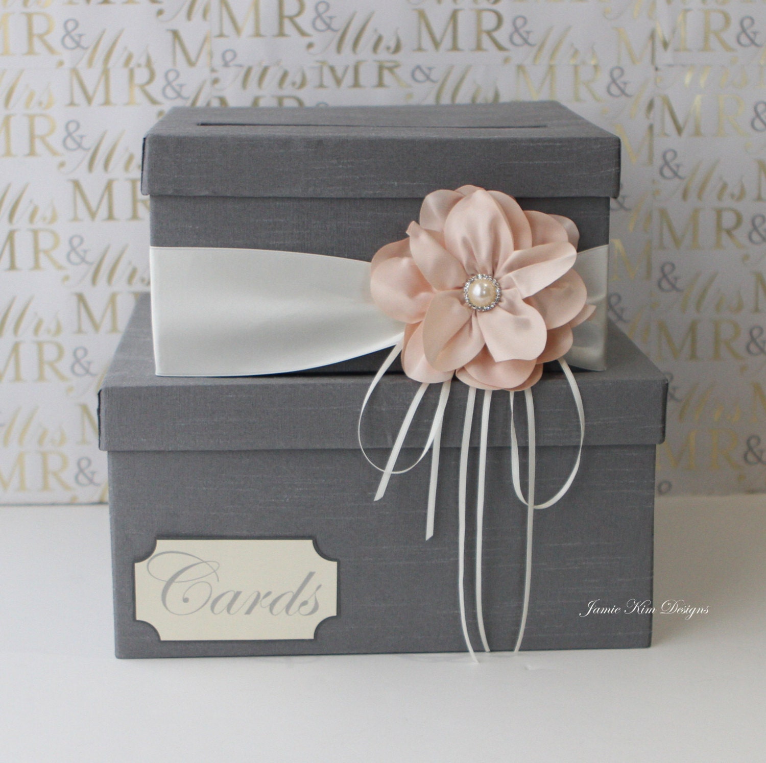 Wedding Card Box Wedding Money Box Gift Card Box Custom Made Etsy