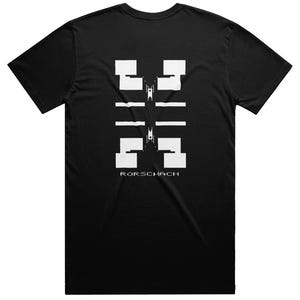 Lumatic Visual Devices stor t-shirt med Rorschach-mönster och tryck på baksidan