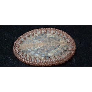 ヴィンテージ 90年代 パイソン スネークスキン ベルトバックル アメリカ製 ウエスタンウェア