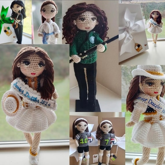 Customs Crochet Dolls Handmade Personalized