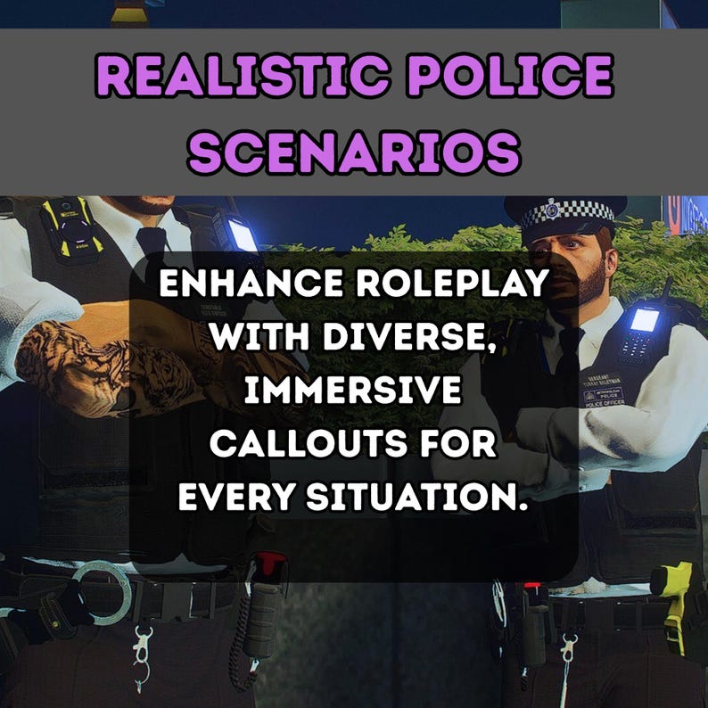 Fivepd 180+ Callouts Pack | Complete Fivem Police RP Missions ...