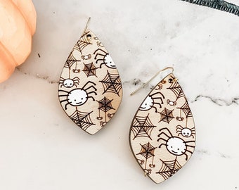 Spooky Cute Halloween Spider Earrings