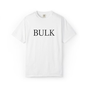 Camiseta con estampado de texto BULK / Camiseta minimalista tipográfica para gimnasio