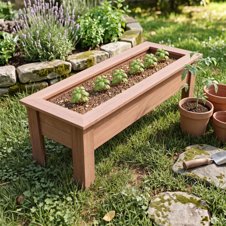 Cedar Planter Box Plans Any Size | DIY Raised Planter Generator ...