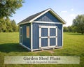 12x16 Garden Shed Plans | DIY Storage Building Blueprint (Digital Download)