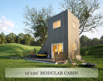 Modular Cabin Design with 16 Build Options (PDF)